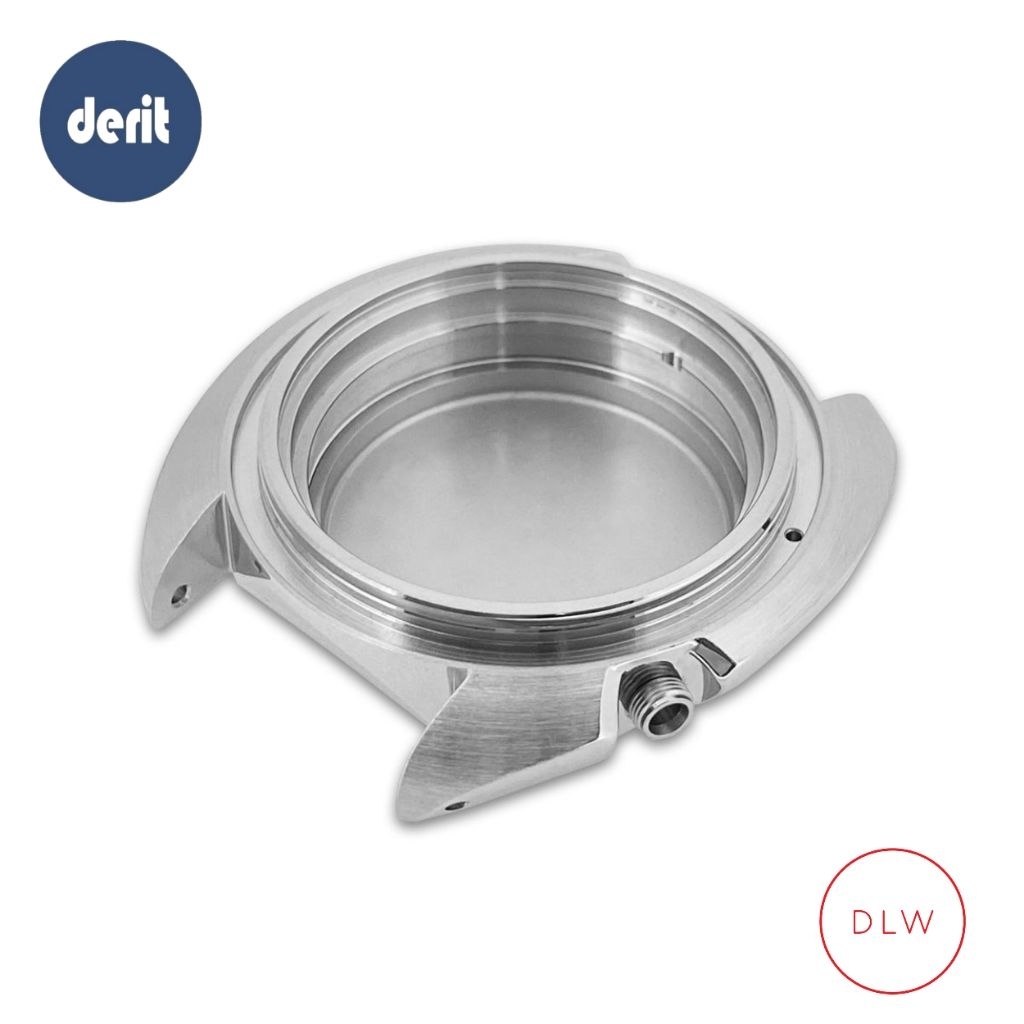 Casing Housing DLW SKX007 Turtle Style Diameter 44mm Stainless Polished Steel Body Jam Untuk Seiko N