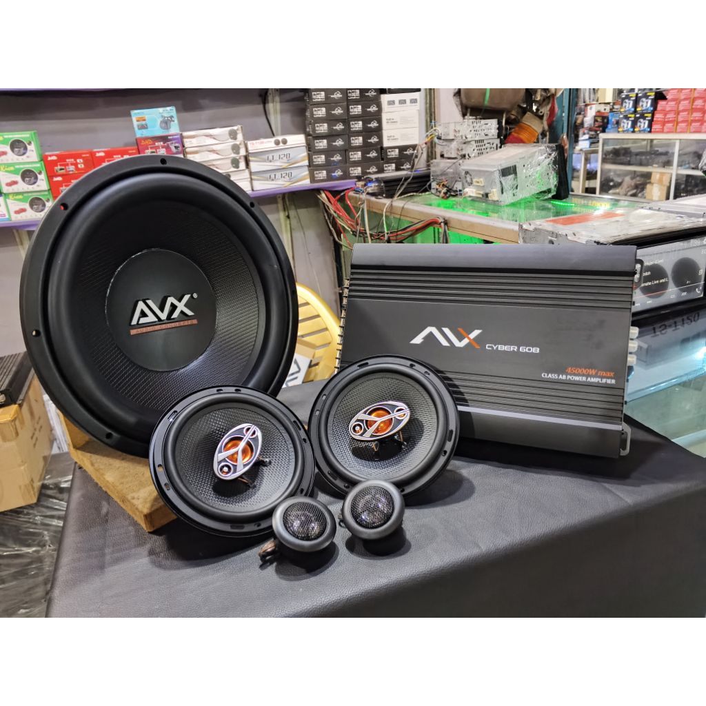 paket audio merek avx berkualitas audio mobil