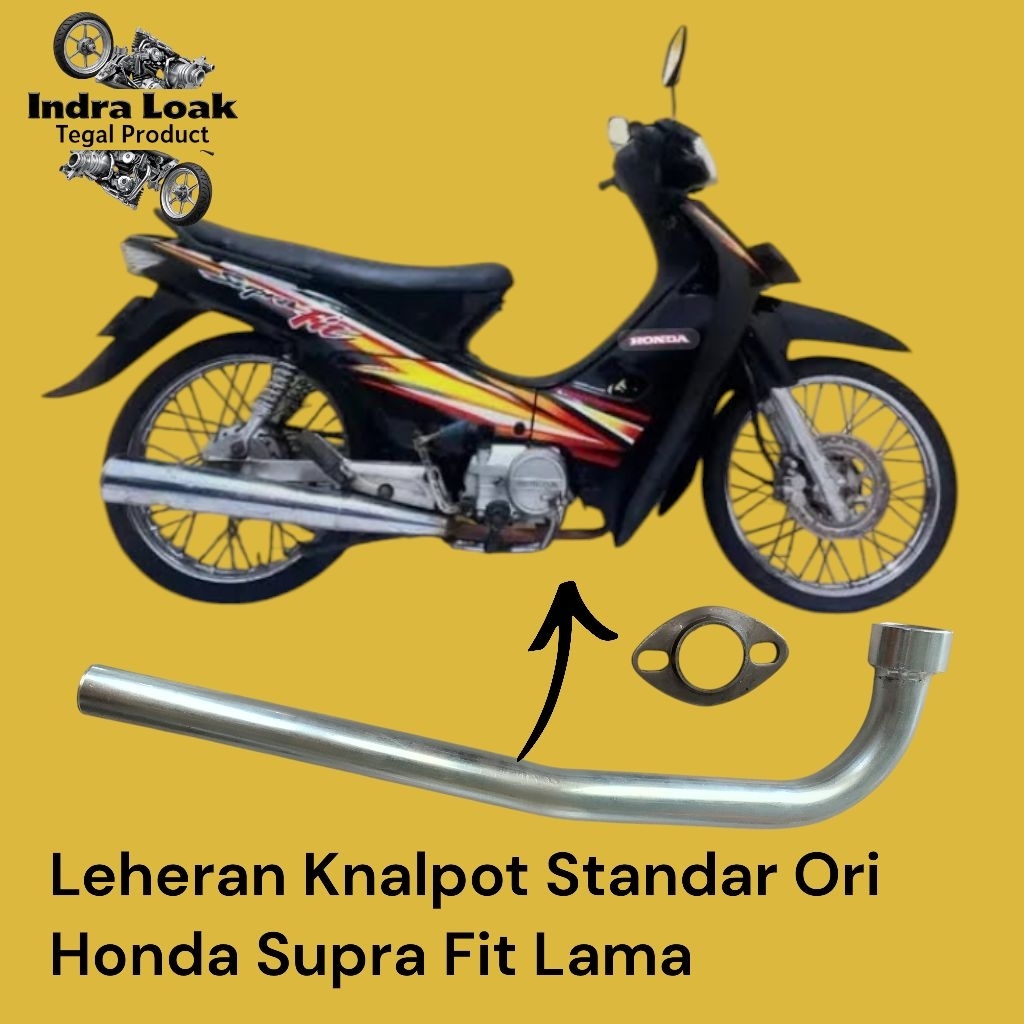 Leheran Knalpot Standar Ori Honda Supra Fit Lama, Kualitas Terjamin.