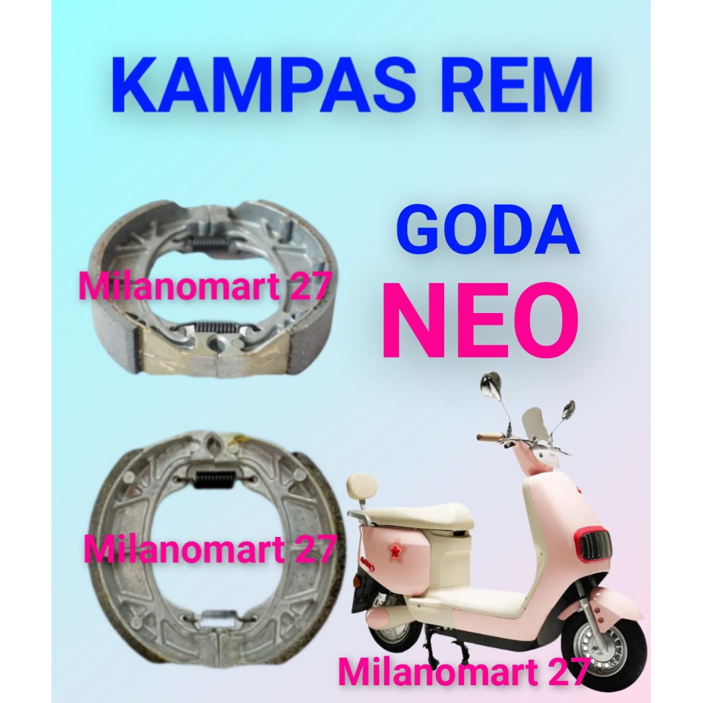 kampas rem sepeda listrik goda neo kampas rem sepeda listrik goda neo