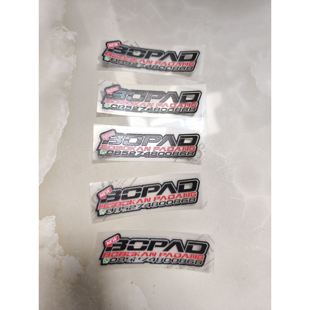 STIKER KNALPOT BOPAD RX KING