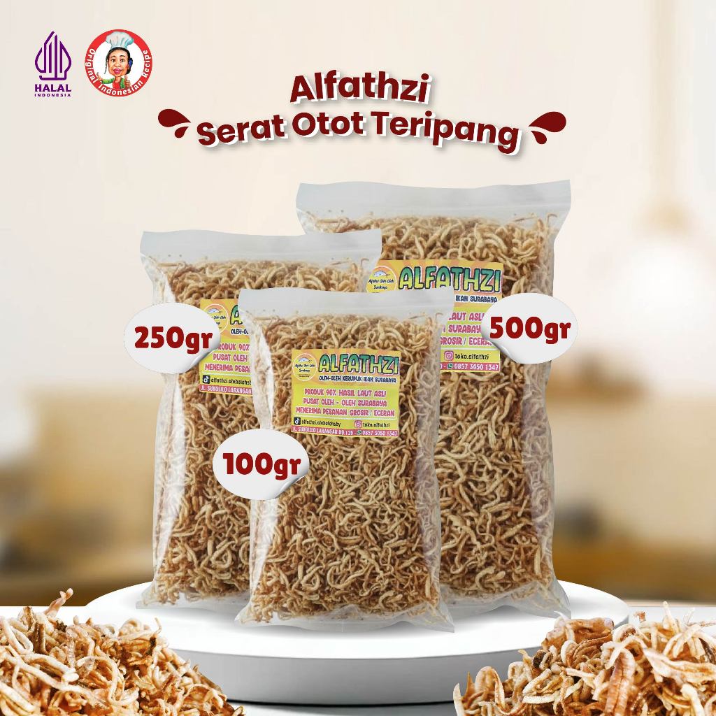 Alfathzi Otot Tripang Kering Pilihan – Makanan Laut Berkualitas Tinggi Kaya Kolagen & Protein Alami