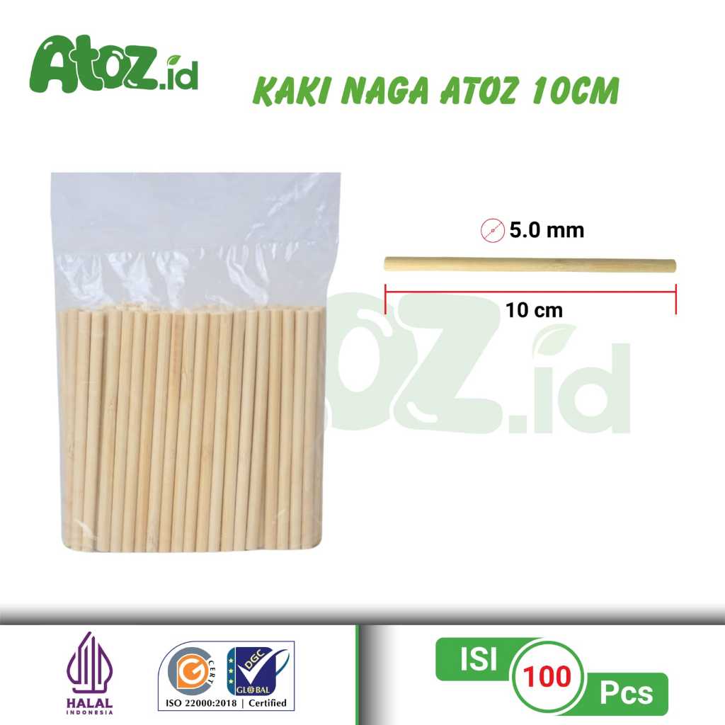 Stick Kaki Naga Atoz 8cm & 10cm/ Tusuk Kaki Naga/ Tusuk Sate/ Kaki Naga/ Frozen Food Kaki Naga/ Kaki