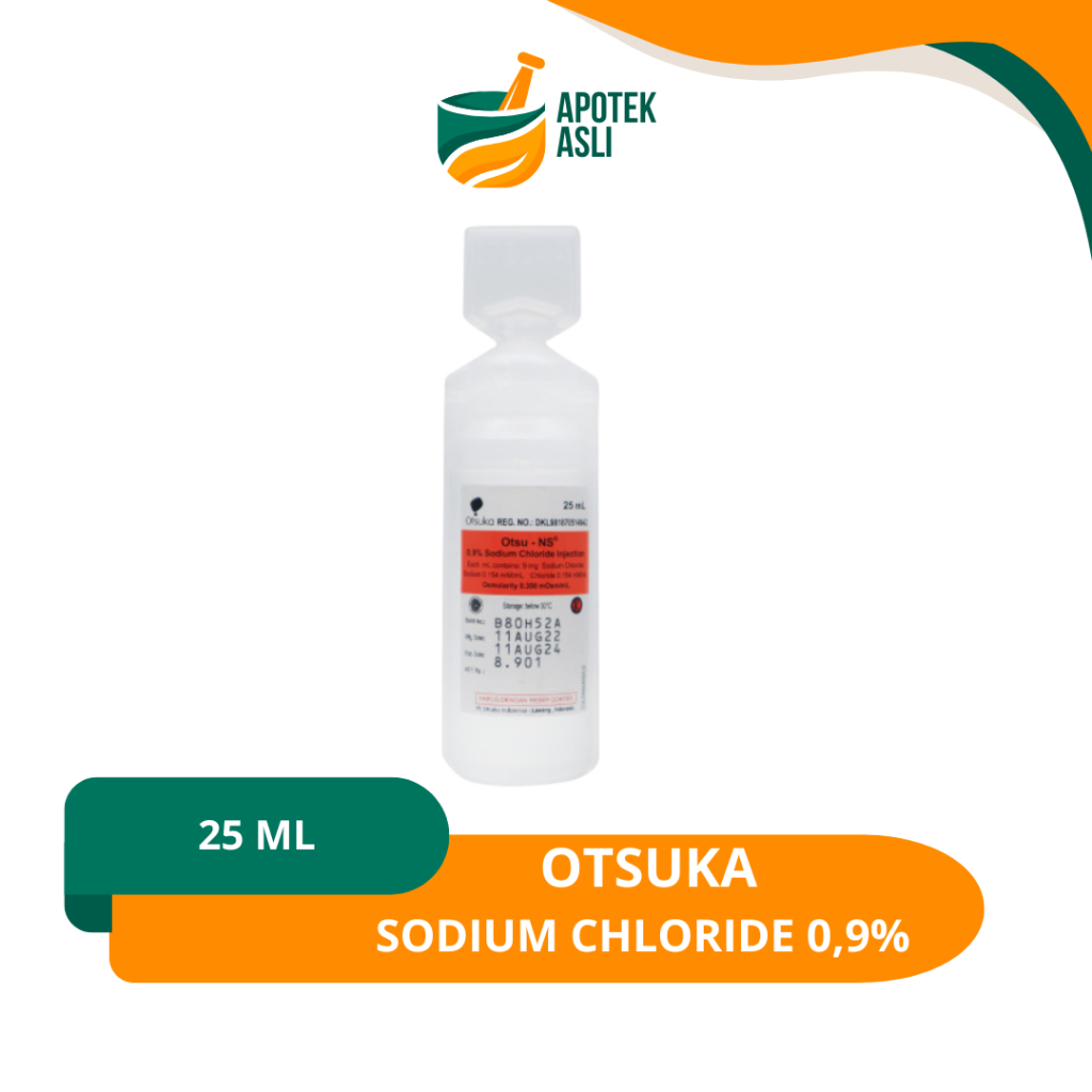 LARUTAN SODIUM CHLORIDE 0,9% 25ML OTSUKA