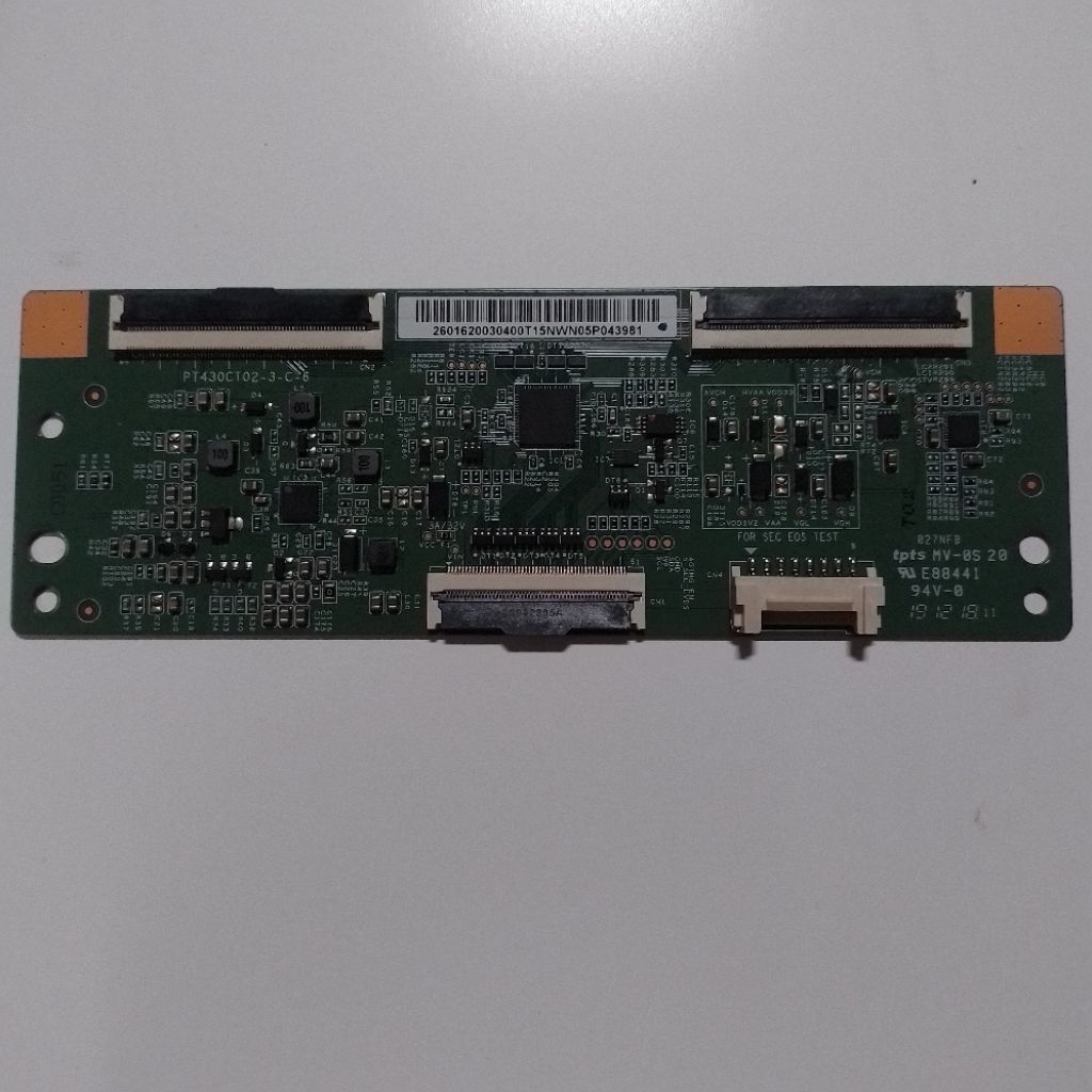 T CON TV SAMSUNG UA 43T6500AK UA 43N5001