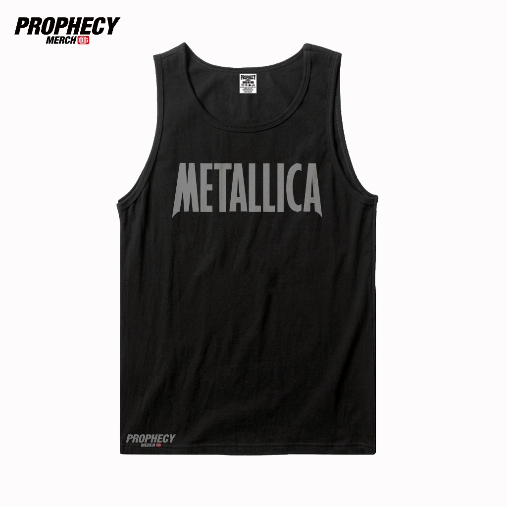 24s / KAOS / SINGLET / KAOS LEKBONG BAND METALLICA GREY / TANKTOP / LEKBONG