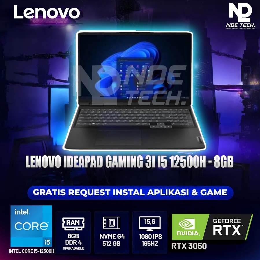 Lenovo Ideapad Gaming 3i i5 12500H