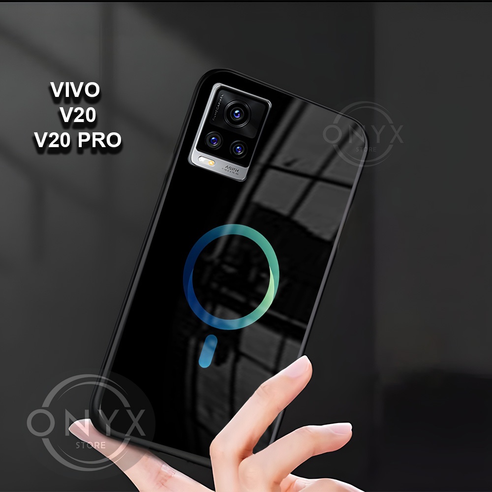 [W38] Softcaseq VIVO V20/V20 PRO Softcase Kaca Kilau Glossy | Kesing Vivo Motif Magsafe | Case Vivo 