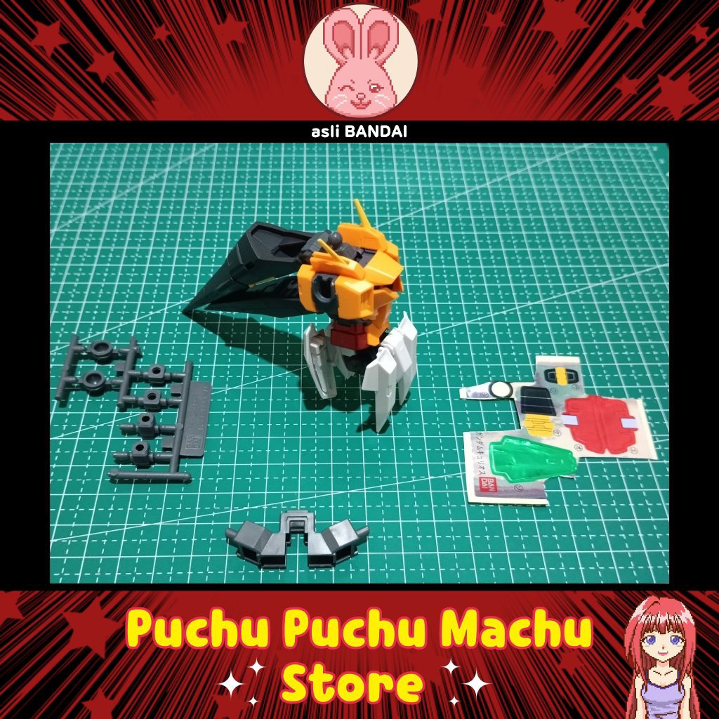 Part Body & Waist dari HG HG00 1/144 Gundam Kyrios (asli BANDAI) [Sudah Rakit] Gunpla Model Kit Gund