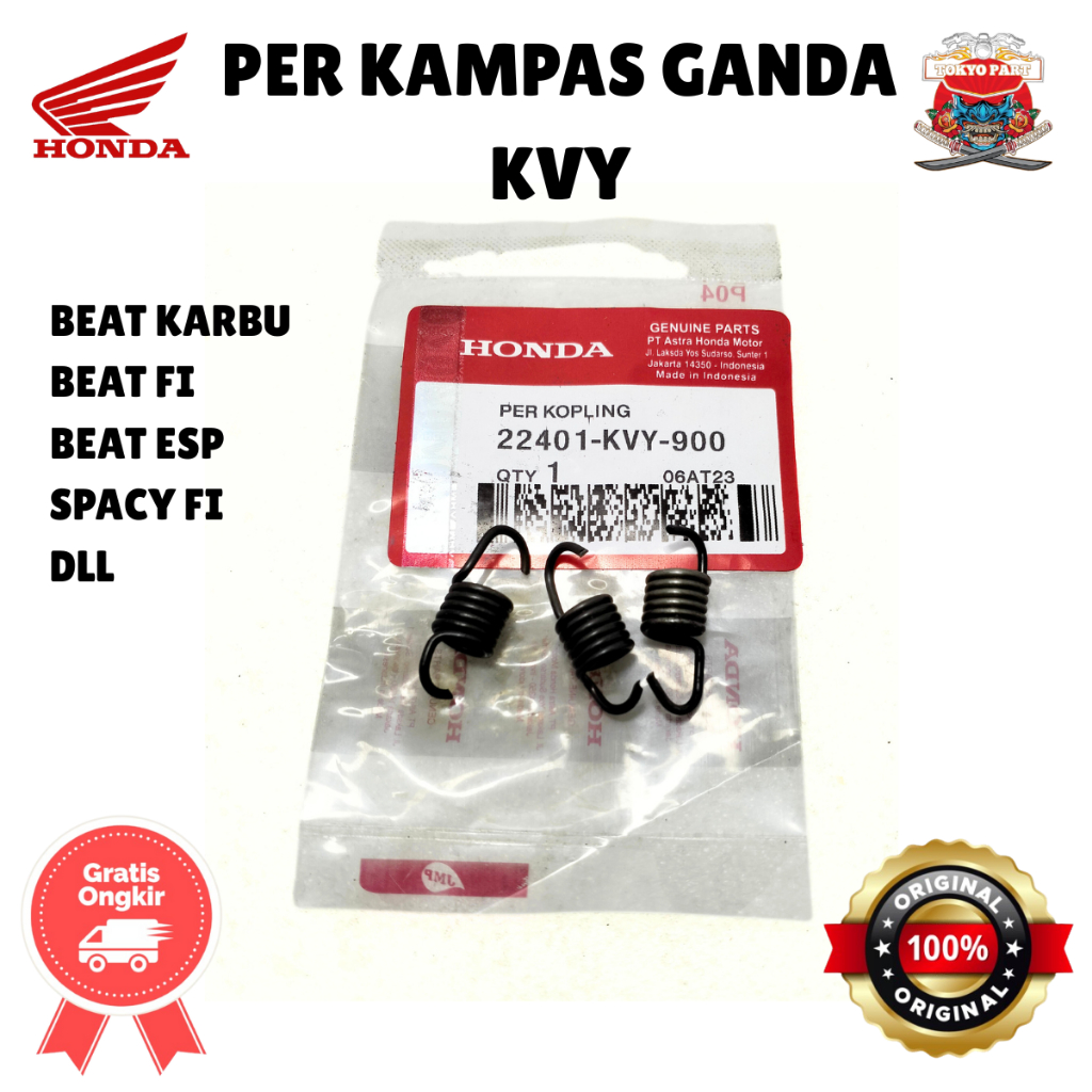 ASLI ORIGINAL PER KAMPAS GANDA HONDA AHM KVY BEAT KARBU FI ESP SPACY FI
