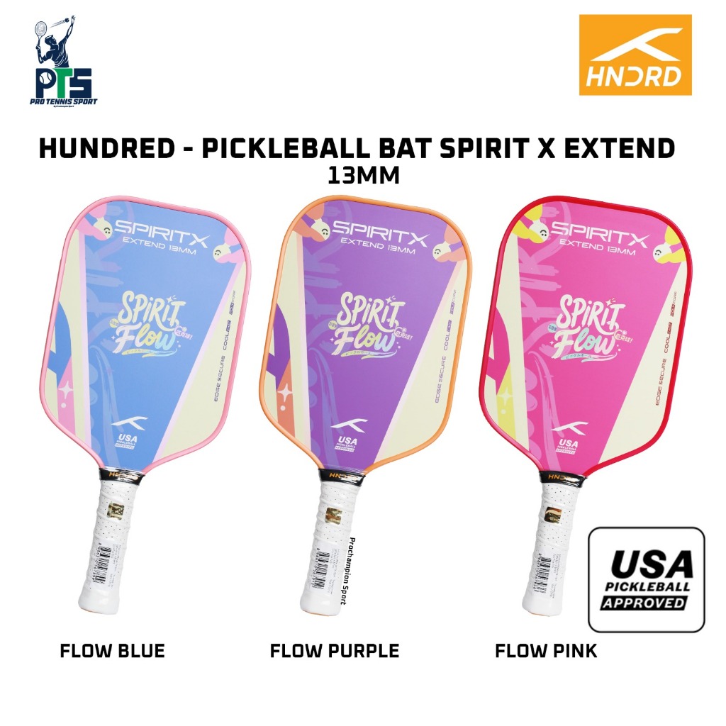 Pickleball Bat HUNDRED Spirit X Extend 13mm Flow