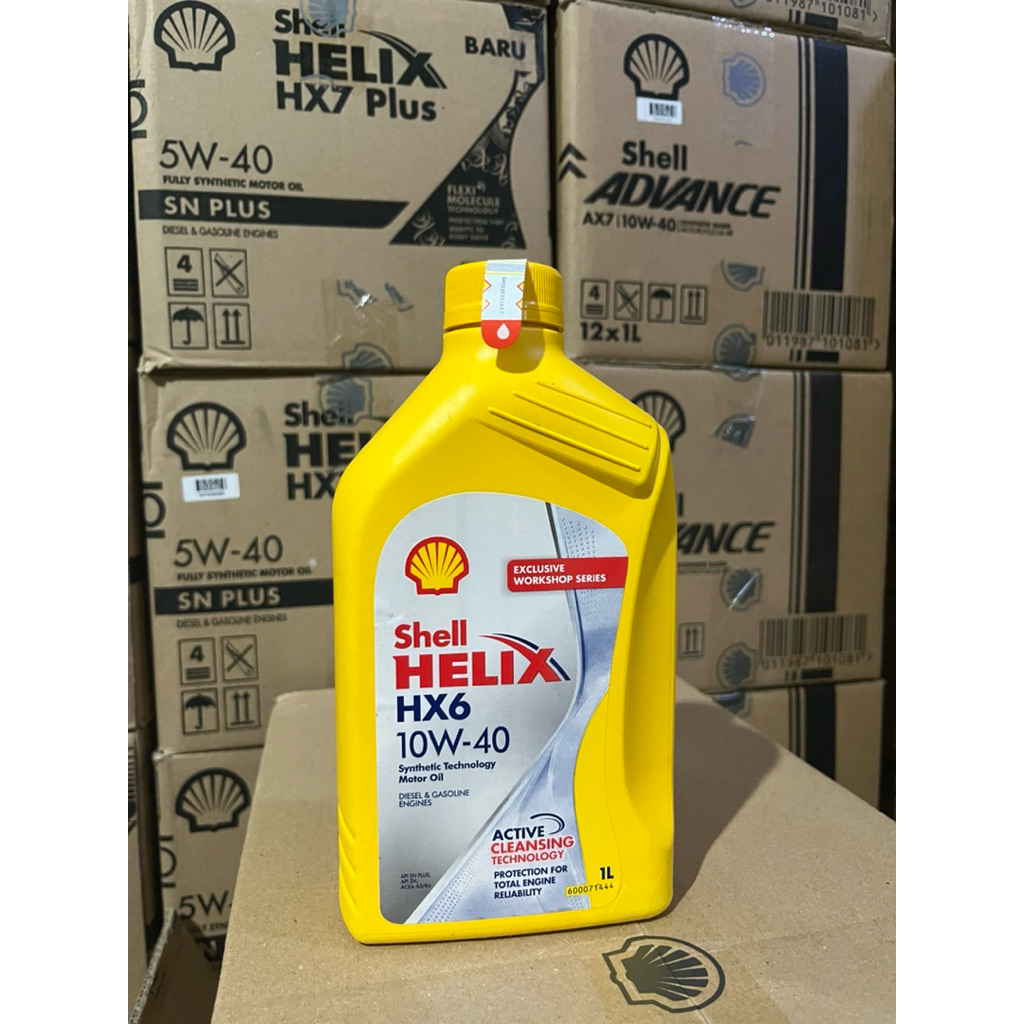 Oli Shell Helix Hx6 1Liter Oli Shale Hx6 1 Lt