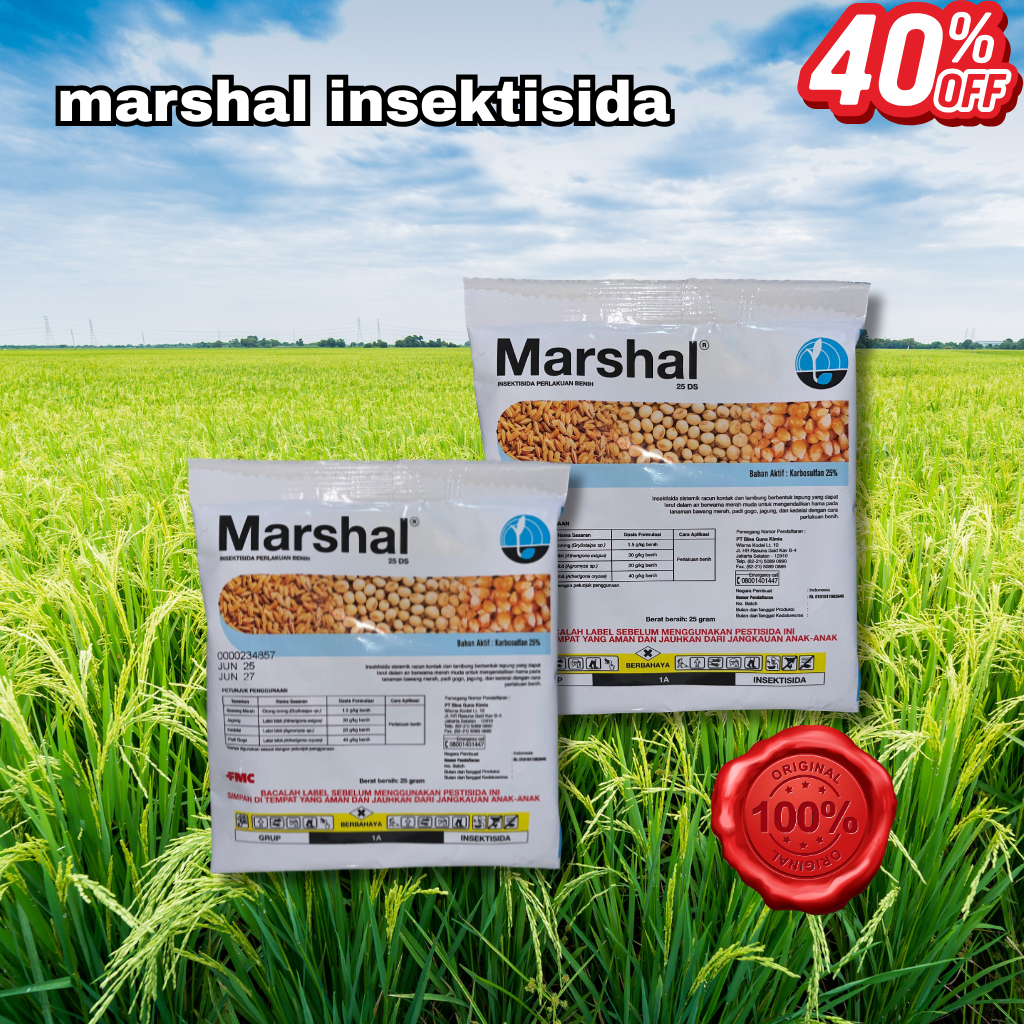 Marshal ST 25DS 25 gram Dapat 2 PCS - Obat Pertanian