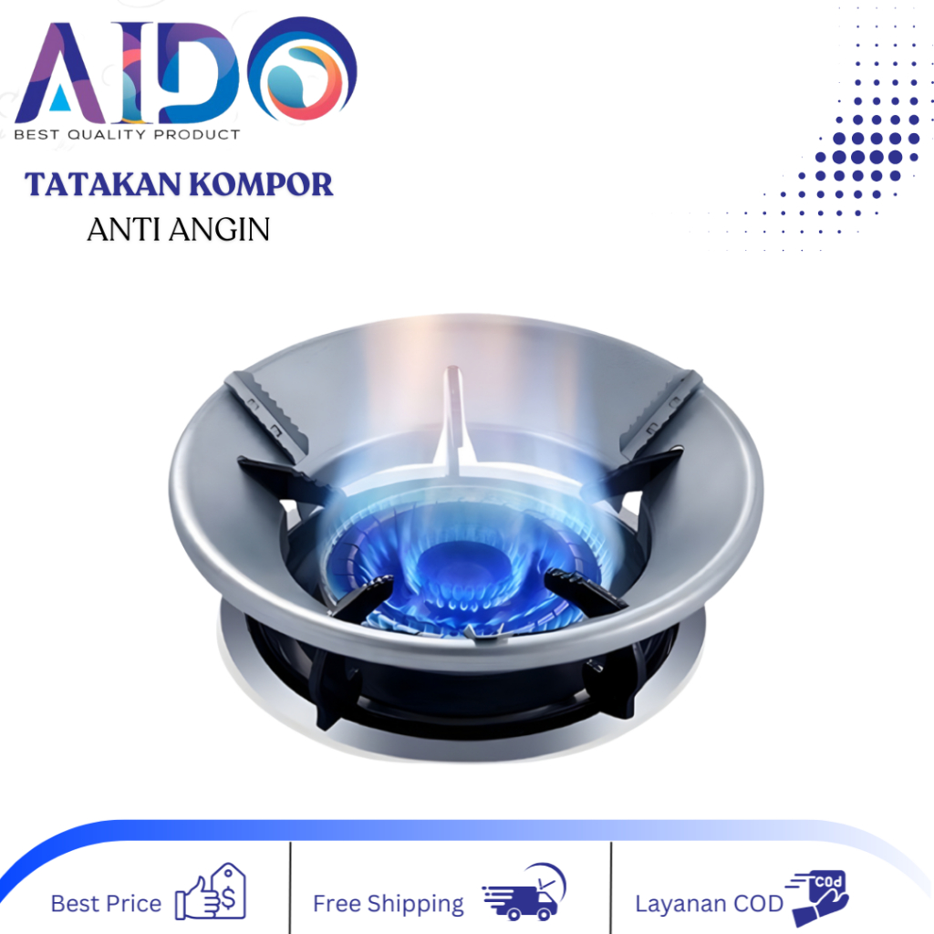 TATAKAN KOMPOR GAS ANTI ANGIN & SLIP KAKI 4&5 TERMURAH Tatakan Kompor Gas Portable Anti Angin