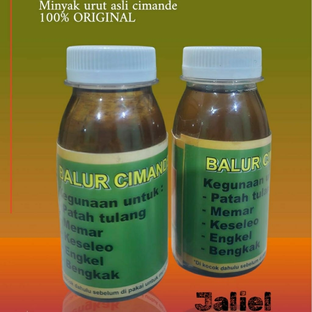 Minyak cimande asli isi 60 ml,  minyak urut asli cimande tarikolo bogor