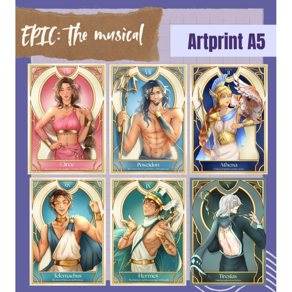 A5 Epic the musical inspired Artprint/ poster A5 epic the musical by Art_Tenx
