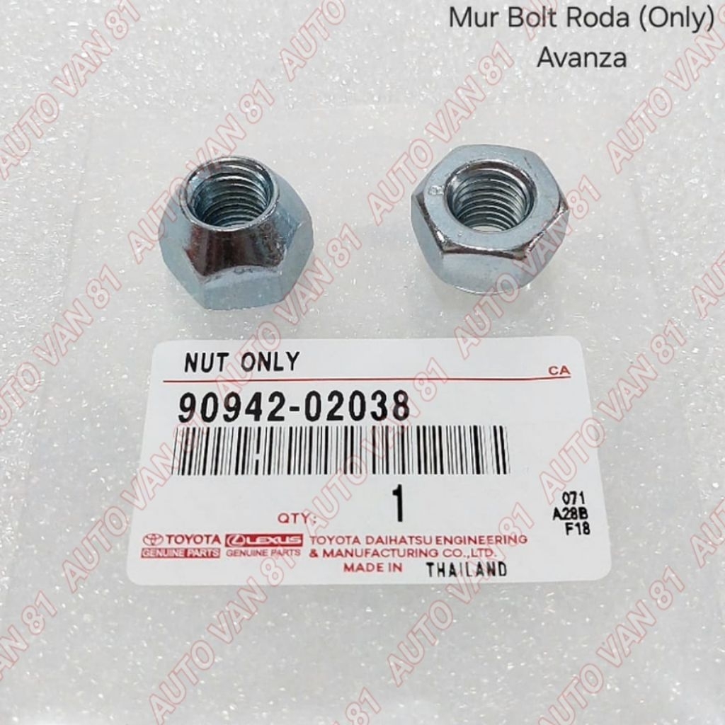 MUR BAUT RODA WHEEL BOLT NUT AVANZA/GRANMAX GRAND MAX