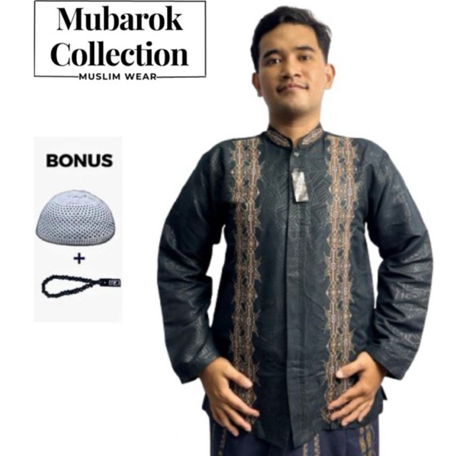 Mubarok collection baju koko bordir/baju koko/baju koko berkualitas/baju koko murah/baju koko warna