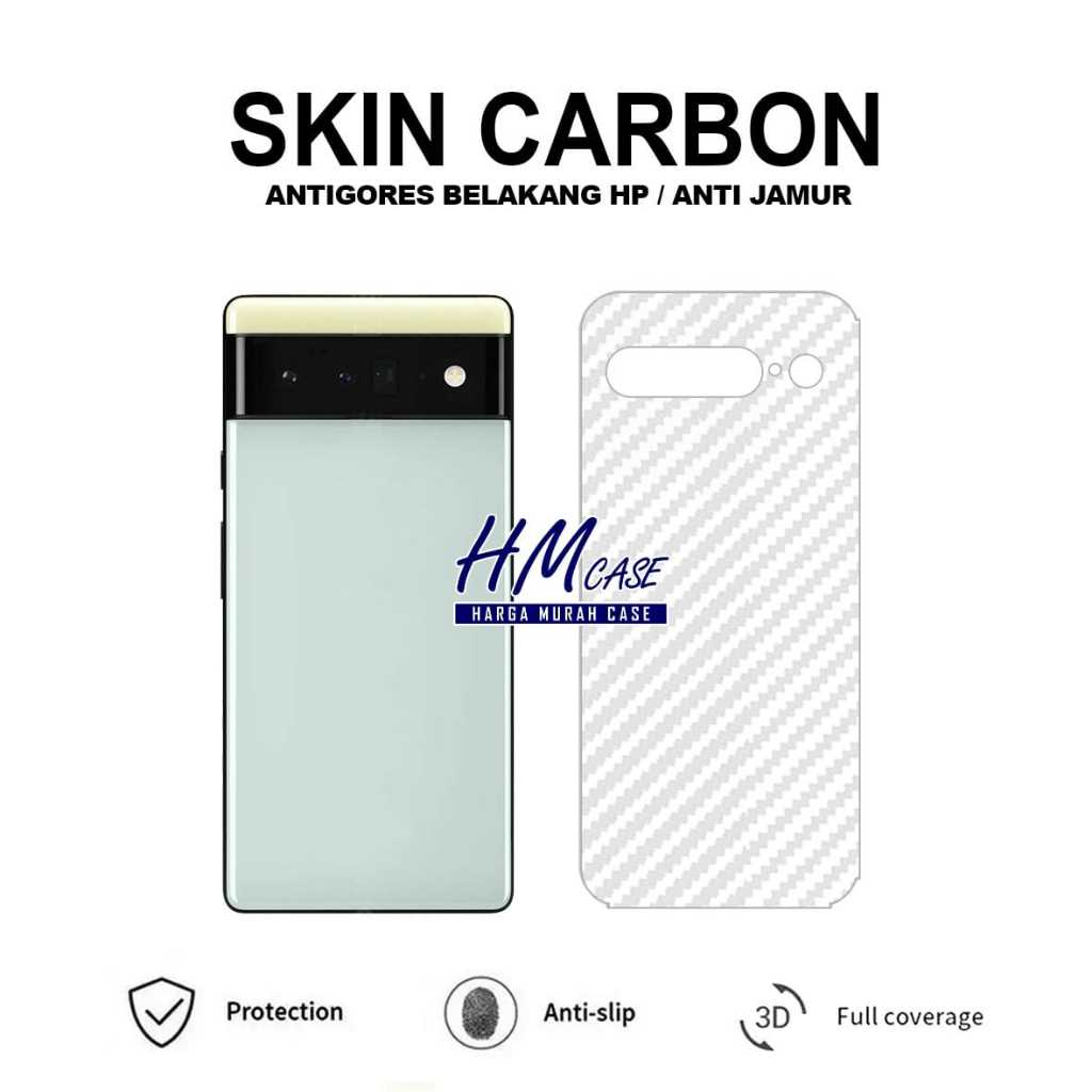Google Pixel 6 Pro Google Pixel 6 Google Pixel 6A Skin Carbon 3D Antigores Skin Carbon Google Pixel 