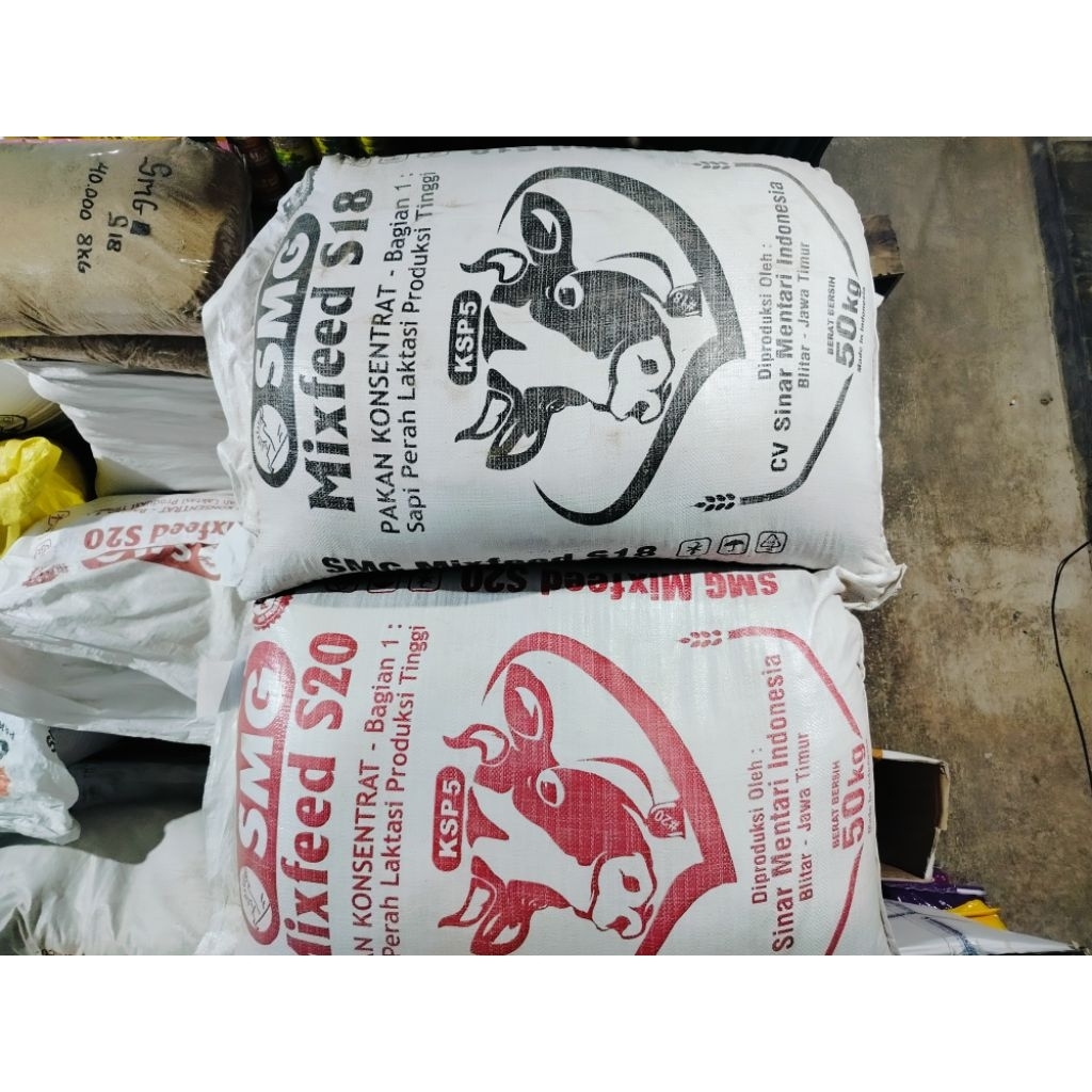SMG Mixfeed S18/s20 kemasan 8kg