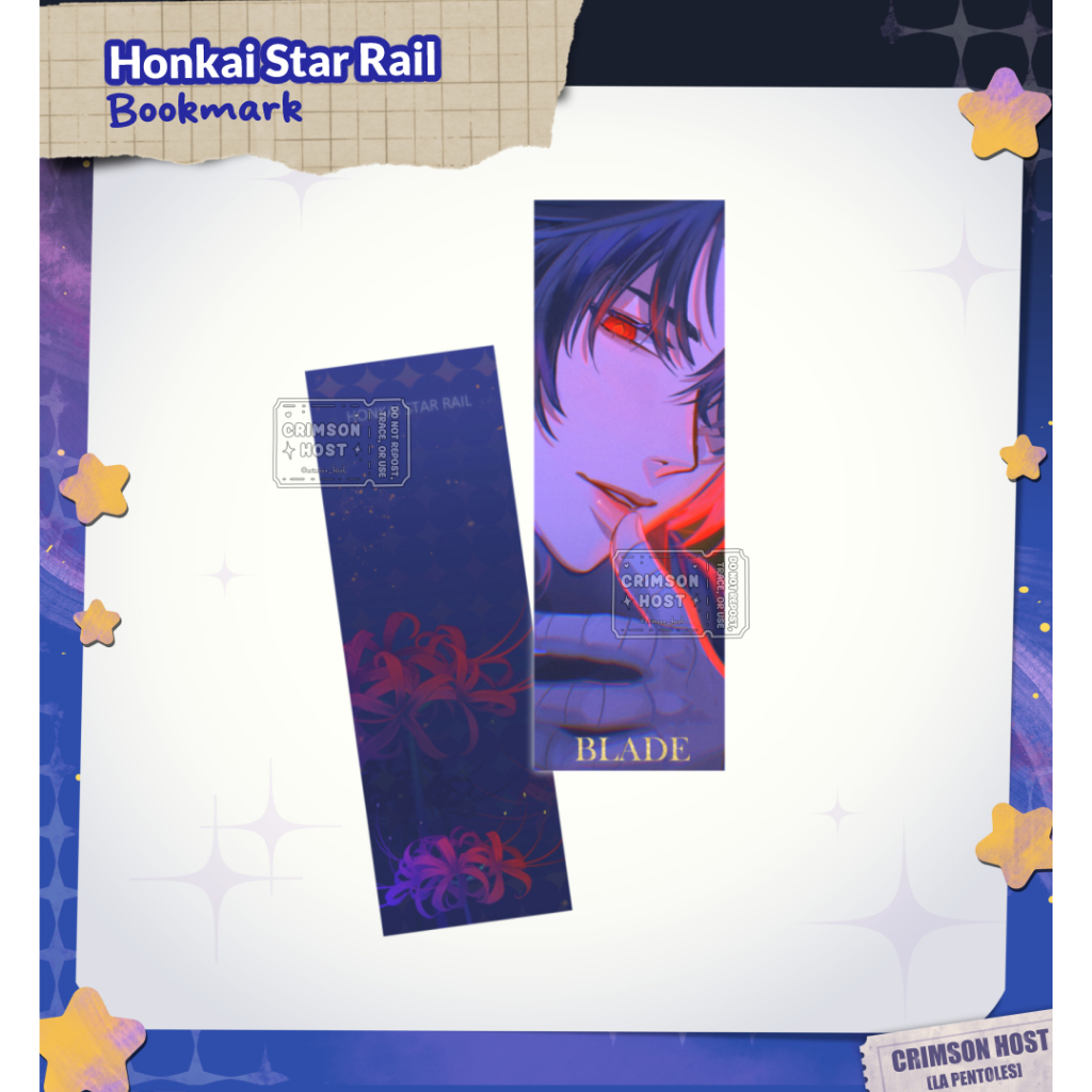 Honkai Star Rail Bookmark Blade