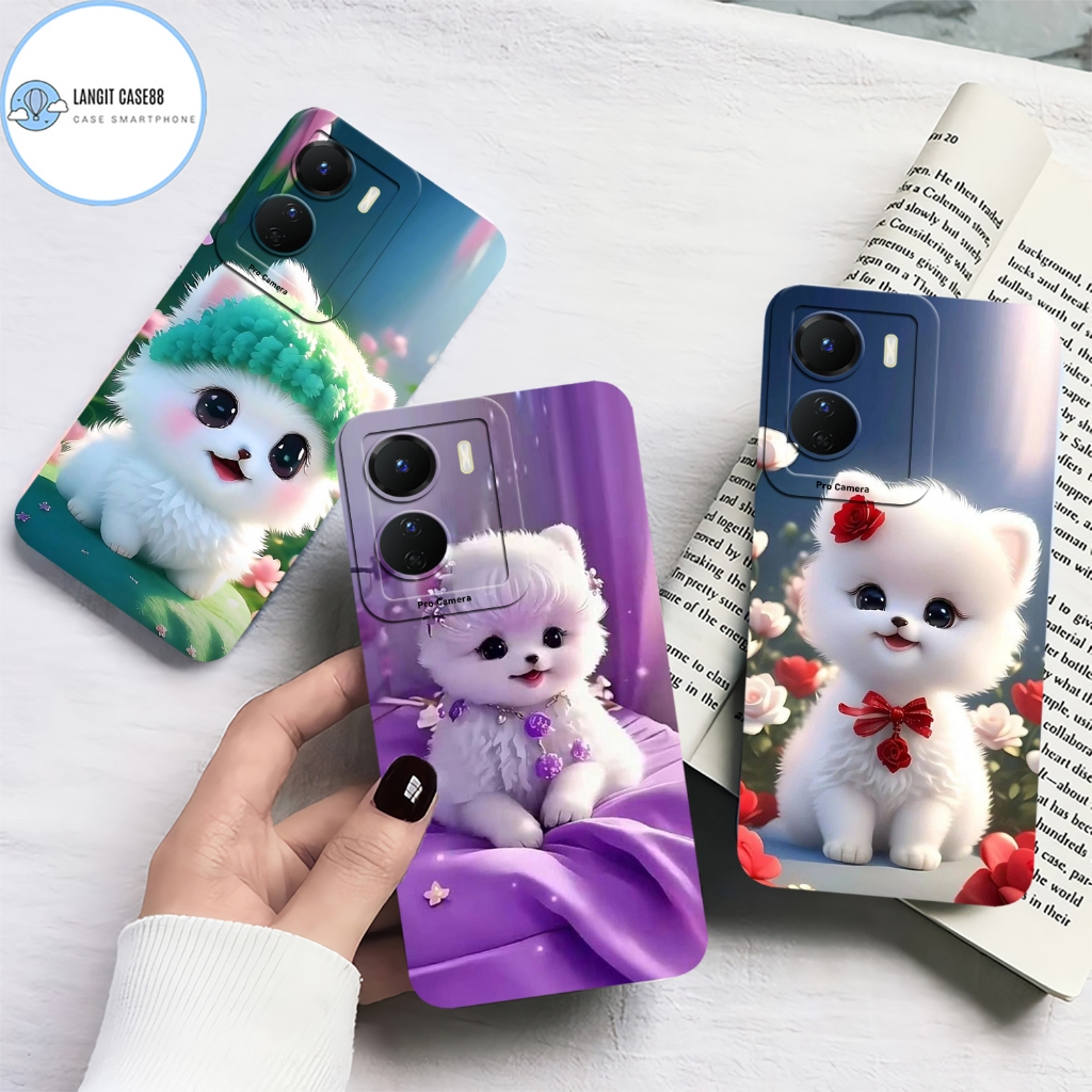 Softcase For VIVO Y16/Y30/Y50/Y30i/Y50i/Y27S/Y27 5G  Produk New Casing KUCING CUTE Series Terbaru - 