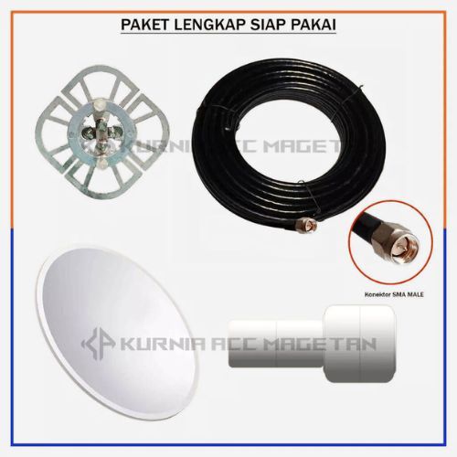 Antena Kathrein Fullset / Paket Lengkap Antena Katrin Ex BTS / Wajan Bolic / Antena Modem