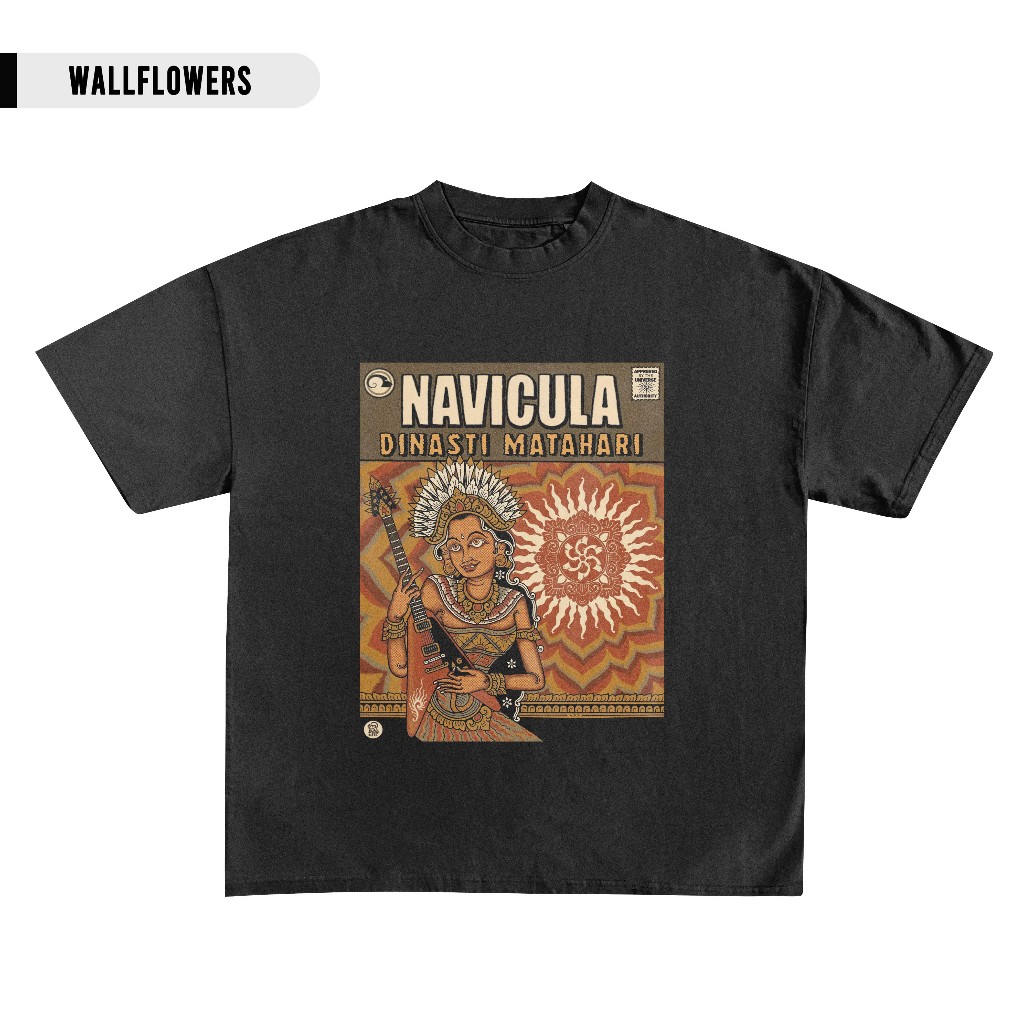 Navicula - Dinasti Matahari Tshirt Hitam - Kaos Band Navicula - Kaos Distro Cowok