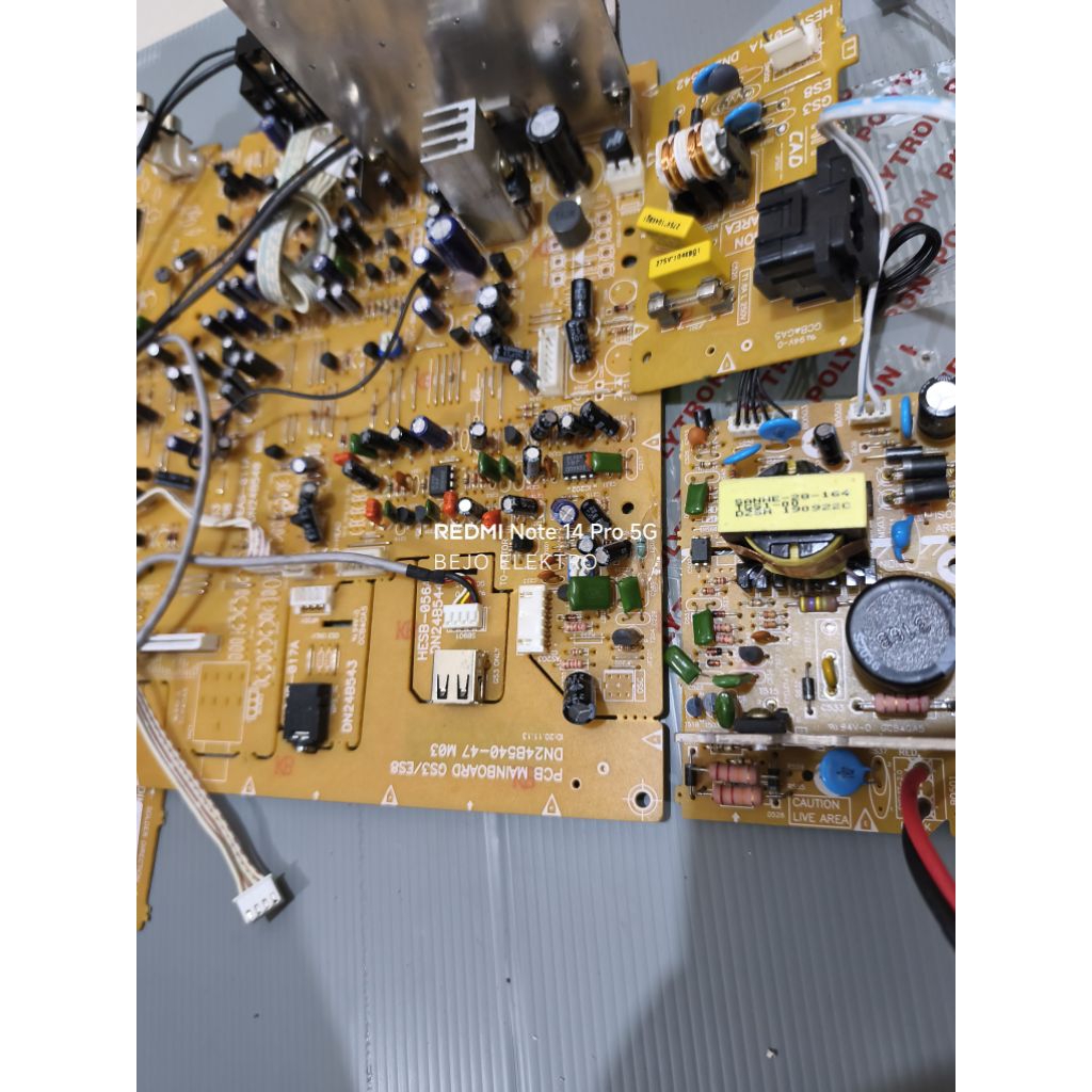 psu dan ampli mini compo polytron funtastic