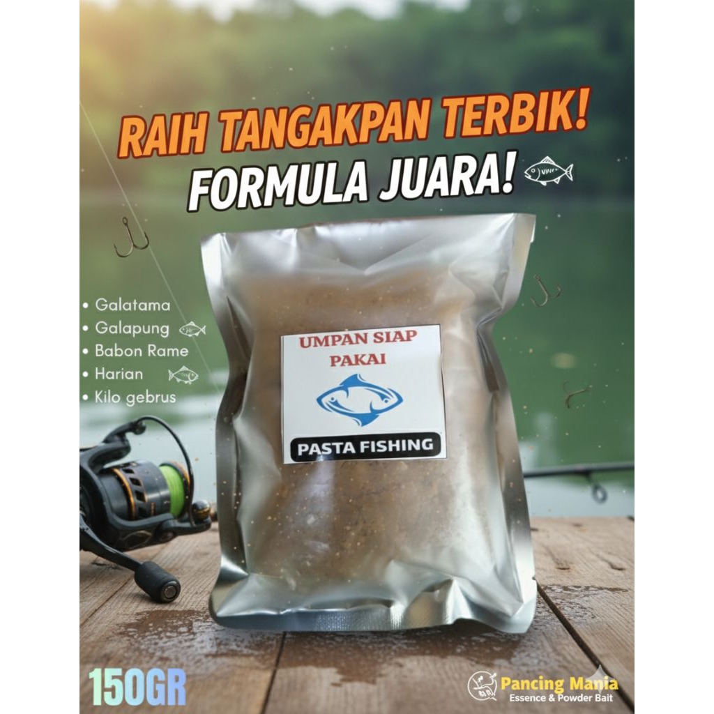 Umpan siap pakai ikan Babon Rame umpan siap pakai ikan Mas Nila Patin bawal Lele gacor