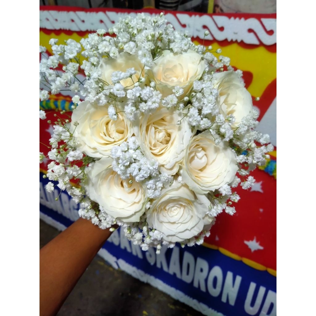 BUKET BUNGA PENGANTIN / BUKET PERNIKAHAN /BUKET WEDDING