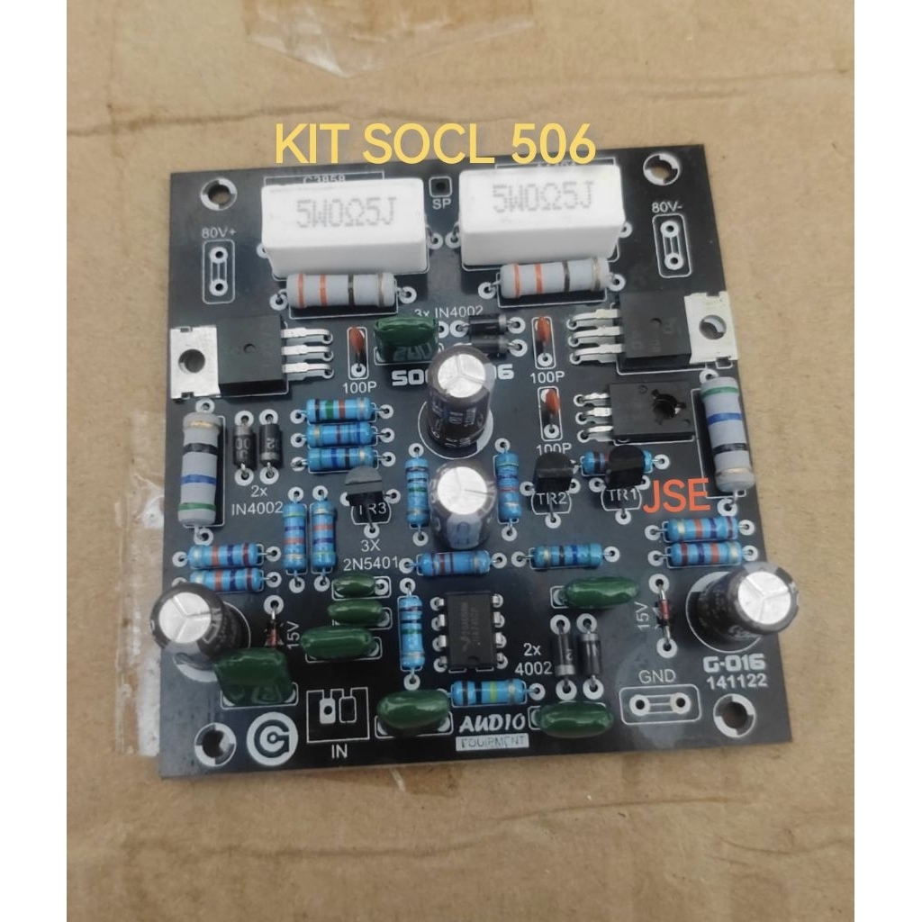 KIT DRIVER POWER AMPLIFIER SOCL 506 FLAT / STANDAR