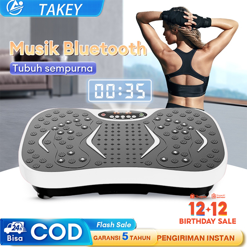 TAKEY  Body SlimmerAlat Pelangsing Olahraga Massager Pijat Getar Perut