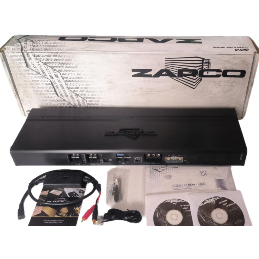 POWER ZAPCO DC750.2 DIGITAL AMPLIFIER DAN SIGNAL PROSESOR / YA Car Audio Mobil