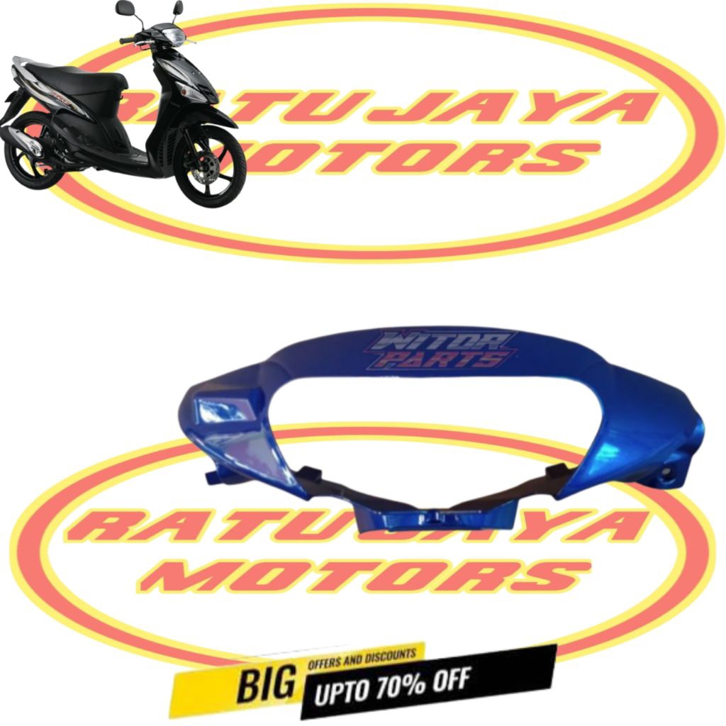BATOK KEPALA DEPAN YAMAHA MIO SPORTY BIRU TUA
