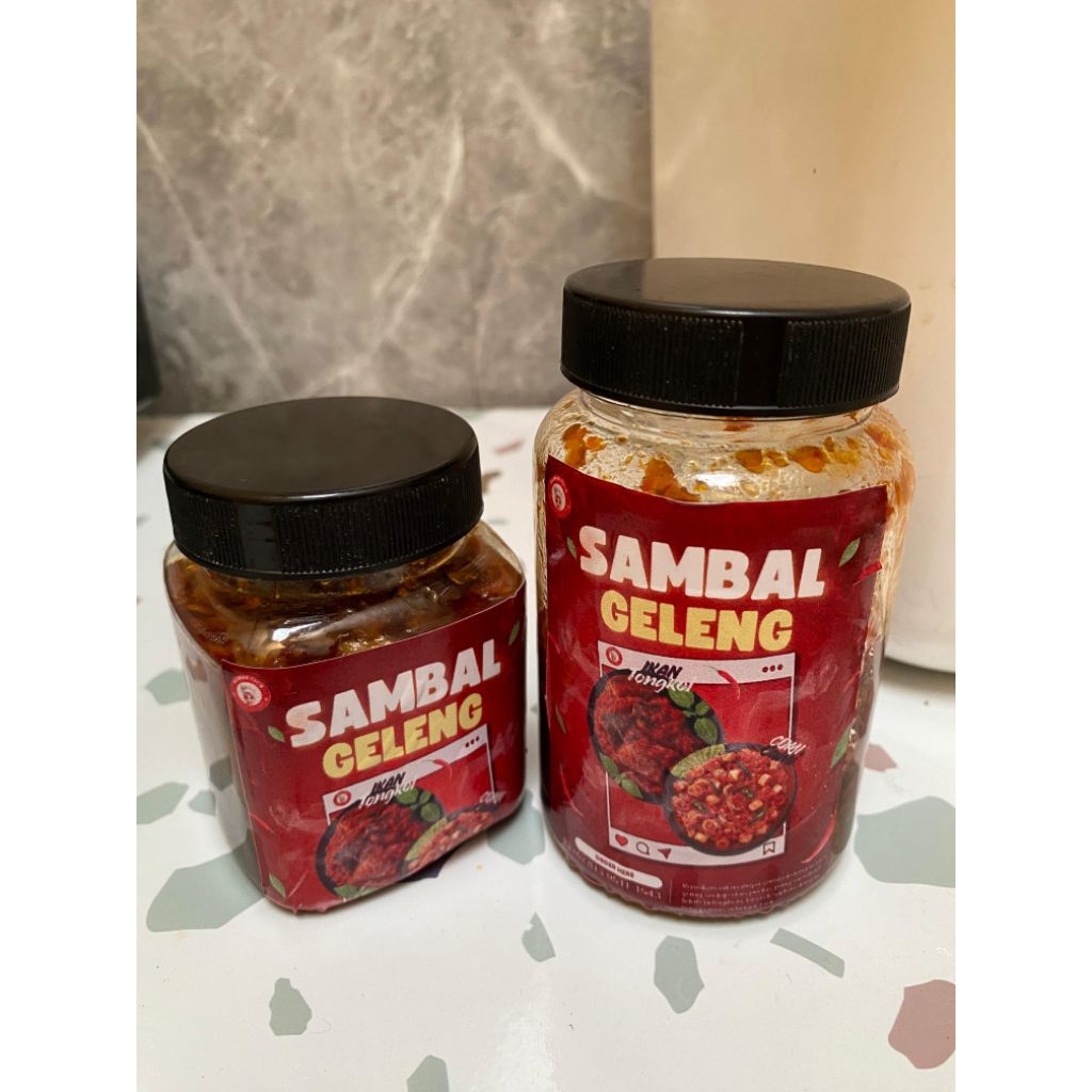 sambel ikan tongkol pedas 150gr-sambel Geleng ikan tongkol pedas 300gr-sambel cumi pedas-sambal gele