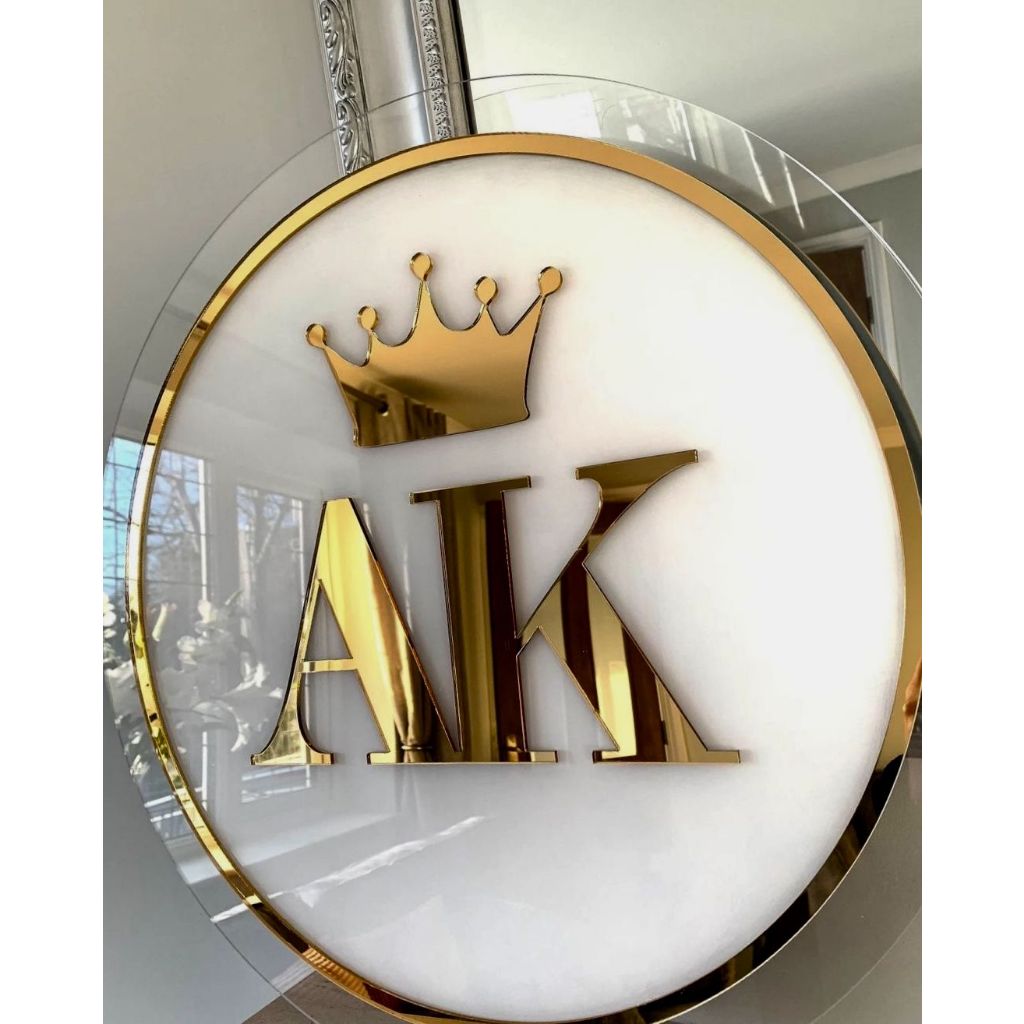 CUSTOM LOGO AKRILIK BRANDING LUXURY