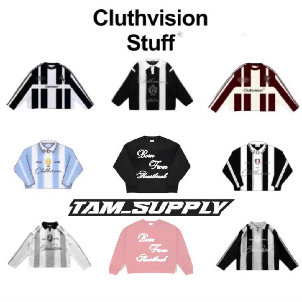 (TERMURAH ORIGINAL 100%) KNITWEAR CLUTHVISION STUFF SERIES RAJUT UNISEX NYAMAN