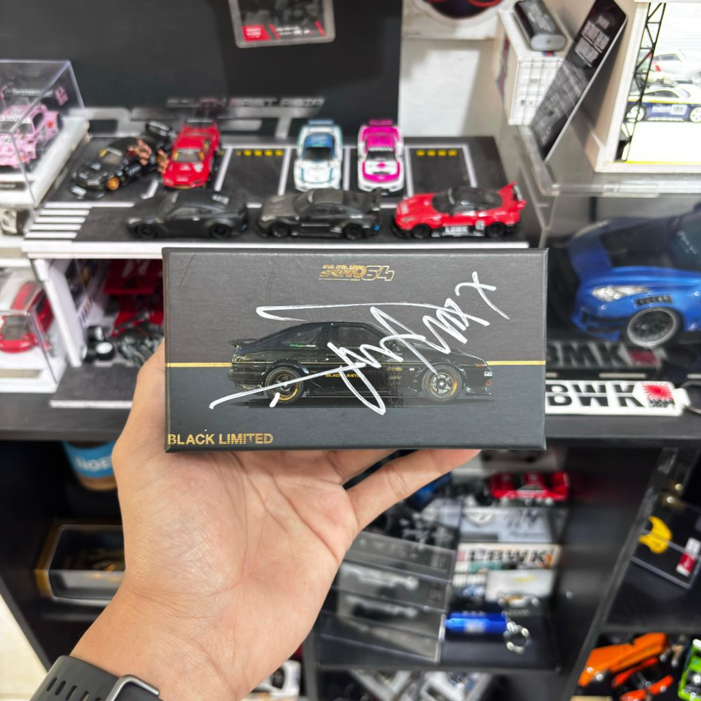INNO64 TOYOTA SPRINTER TRUENO AE86 BLACK LIMITED BY "TEC-ART'S" UNSEALED