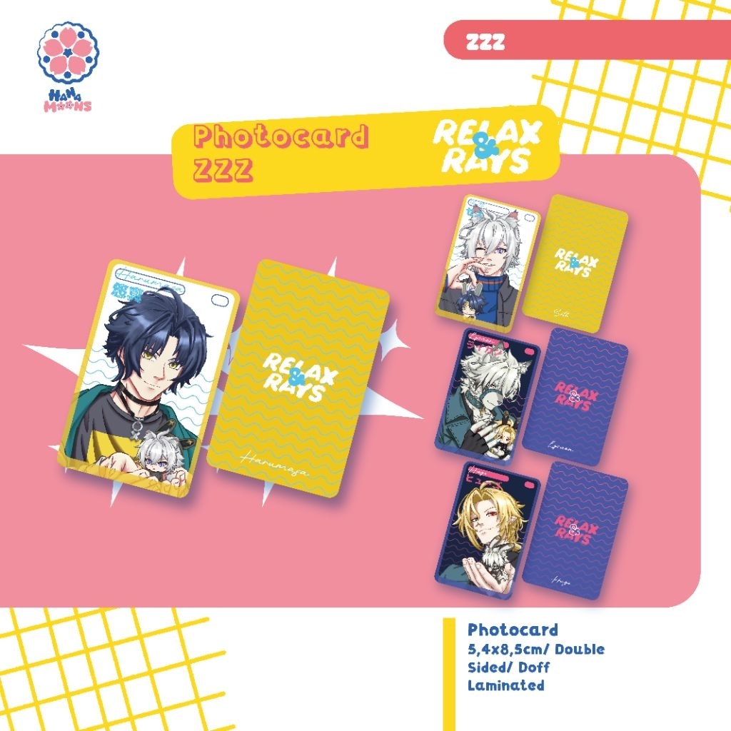 Photocard ZZZ fanmade by Hanamoons