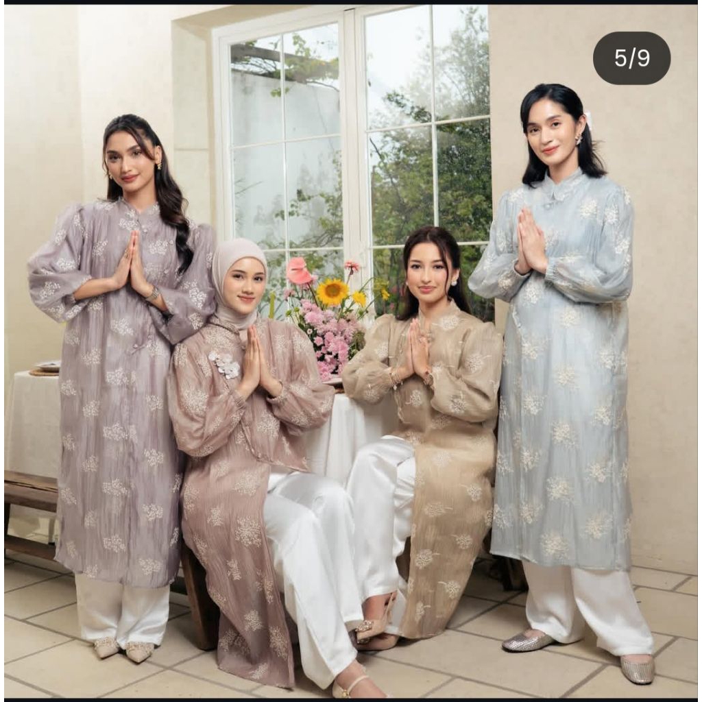 Marie Raya Tunik HaideeorlinXKamari | Raya Series Haideeorlin By Haideeorlin