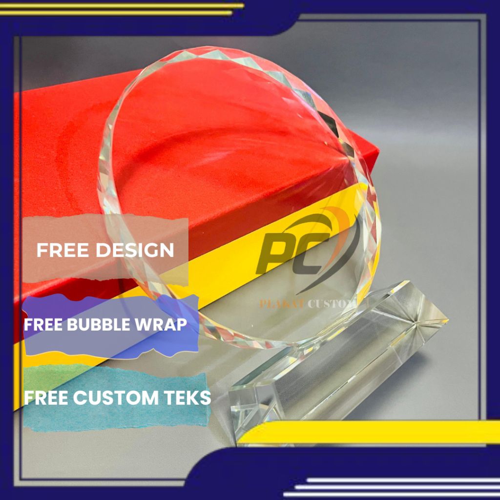 Bestseller. Custom Plakat Akrilik Mewah, Plakat Kristal Universal, Custom Trophy Mewah Premium,Custo