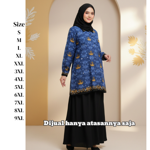Tunik Korpri Terbaru Wanita Ready size S sampai size Jumbo Baju Korpri Seragam Korpri wanita