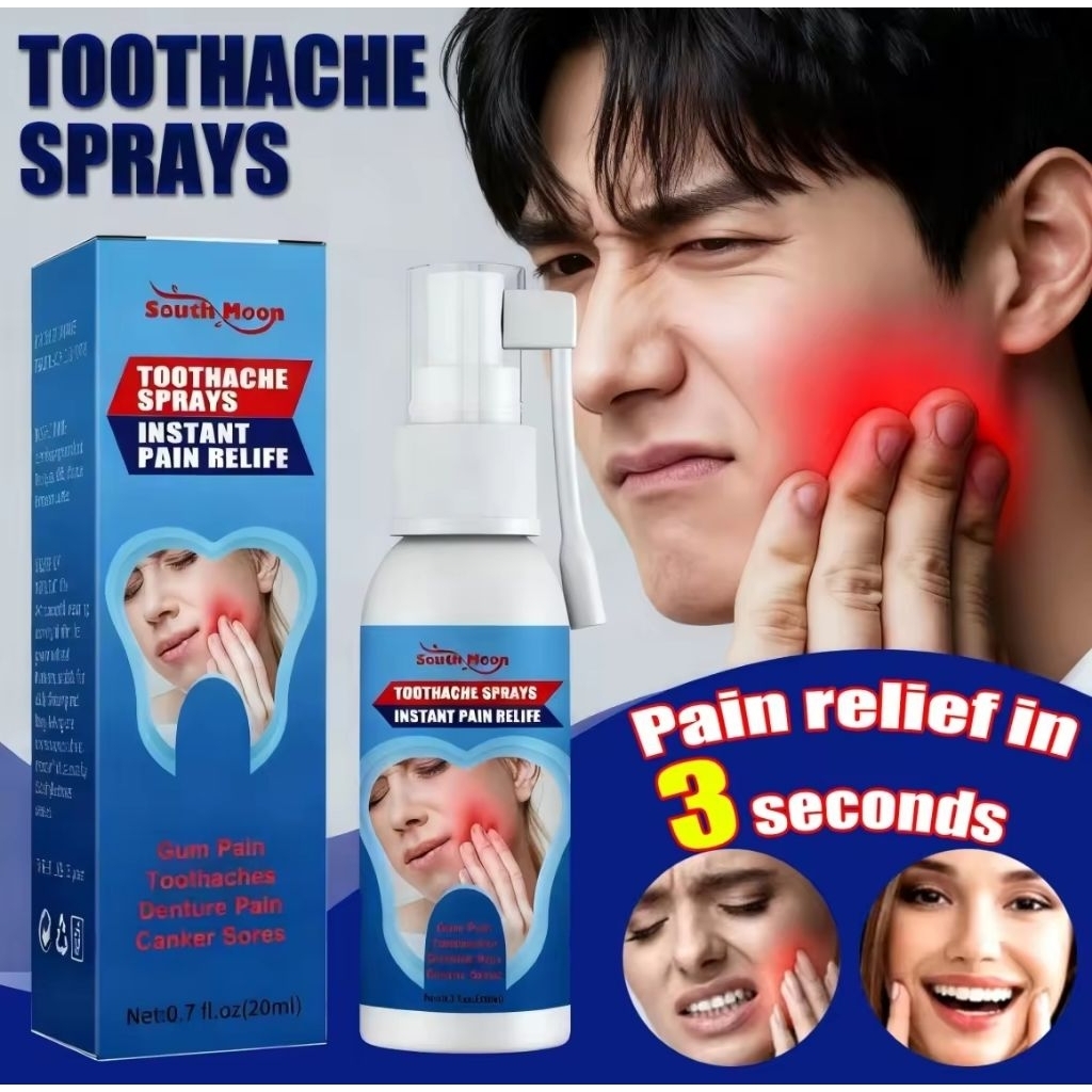 SOUTH MOON TOOTHACHE SPRAY SEMPROTAN PENGHILANG NYERI SAKIT GIGI