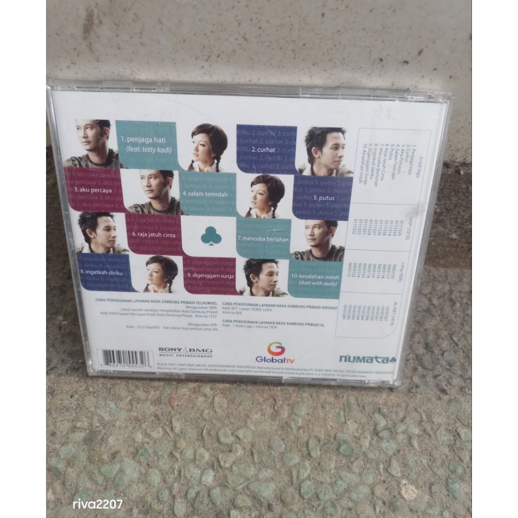 cd musik nmata - raja jatuh cinta