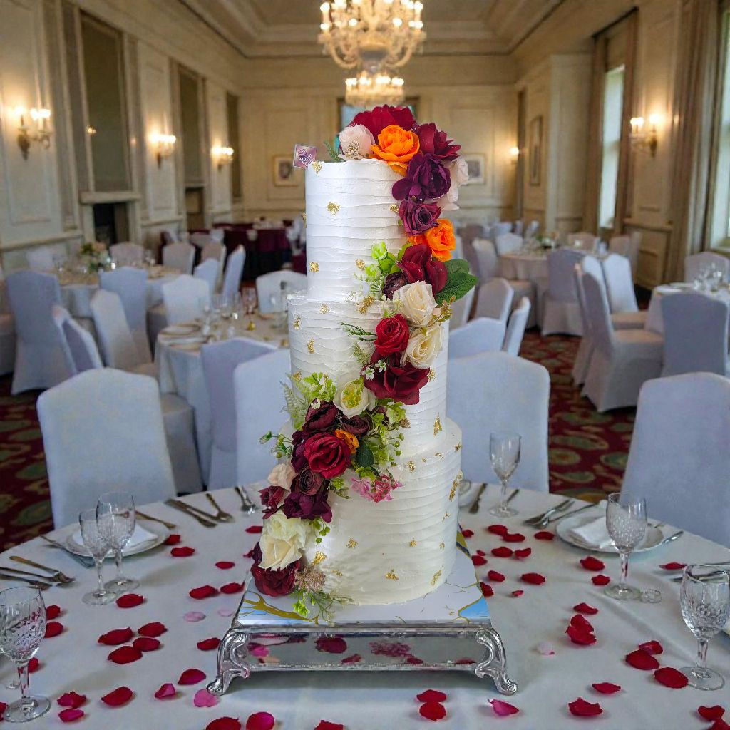 dummy cake for wedding//anniv/birthday 3 tier GRATIS CAKE ASLI TERPISAH