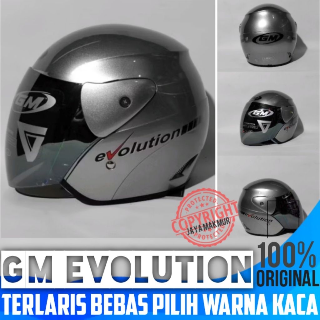 Helm GM Evolution 100% original Pria Wanita promo