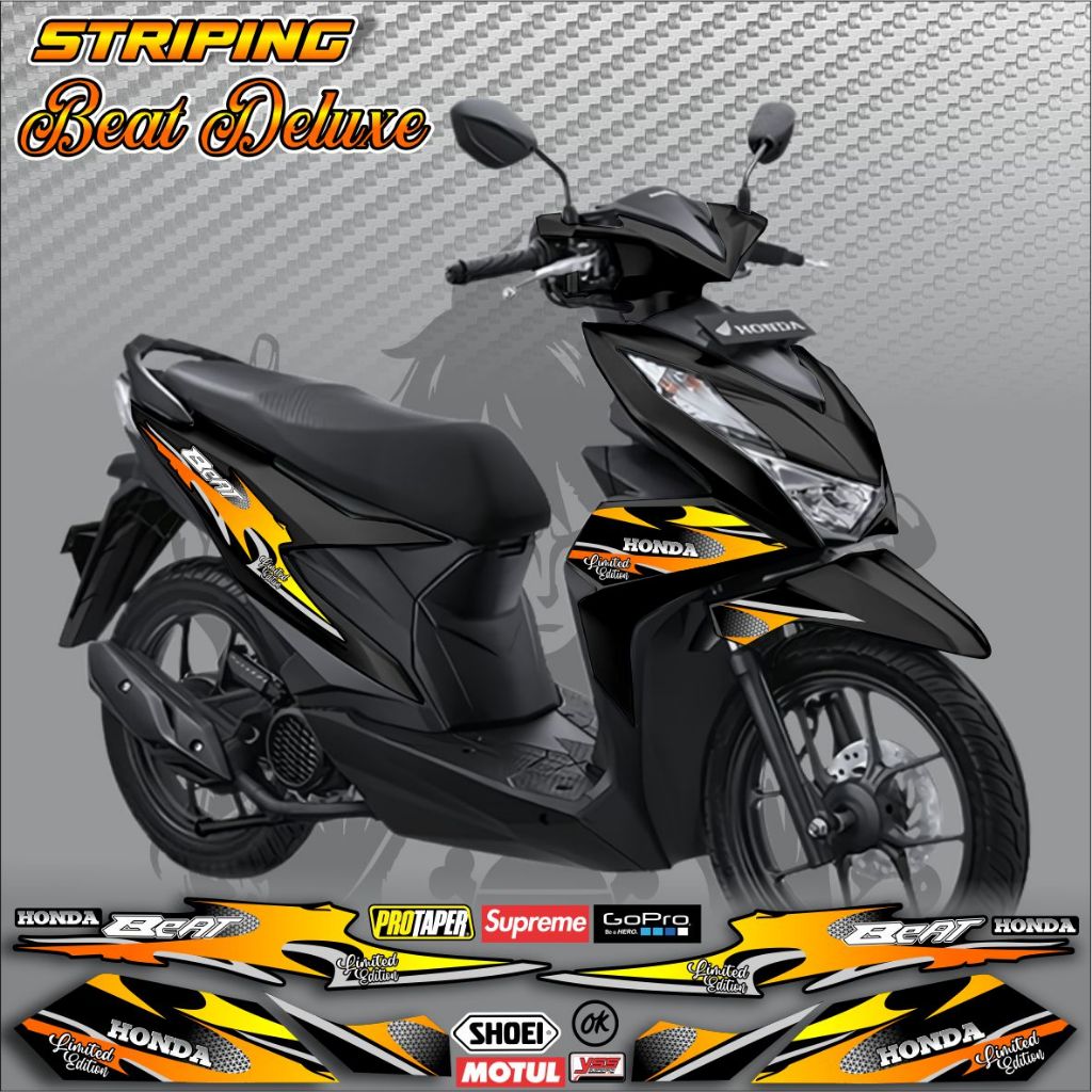 STRIPING HONDA BEAT DELUXE VIETNAM 02 / STRIPING BEAT DELUXE KEREN / STRIPING BEAT DELUXE CBS