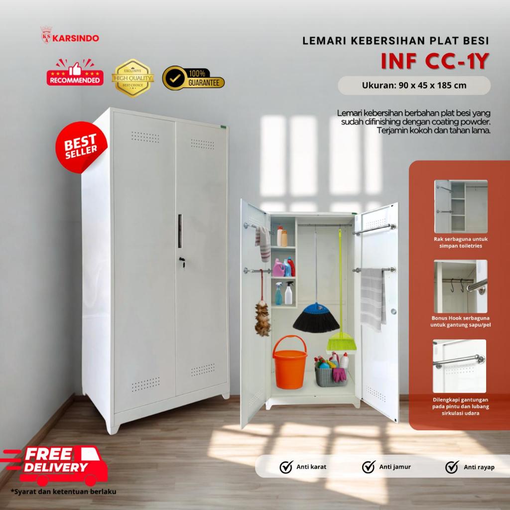 Lemari Alat-alat Kebersihan / Cleaning Wardrobe INF CC1 / Lemari Outdoor