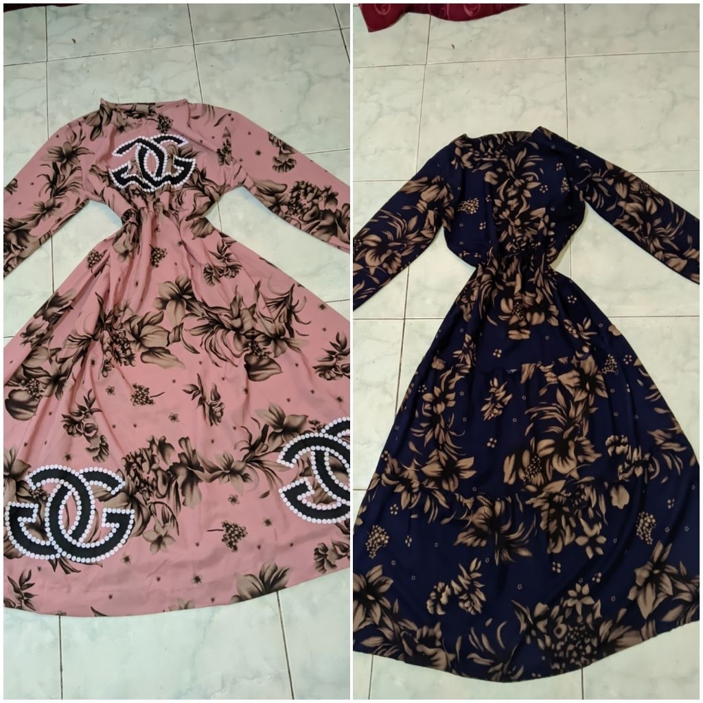 PRELOVE GAMIS MONALISA GUCCI MOTIF BUNGA